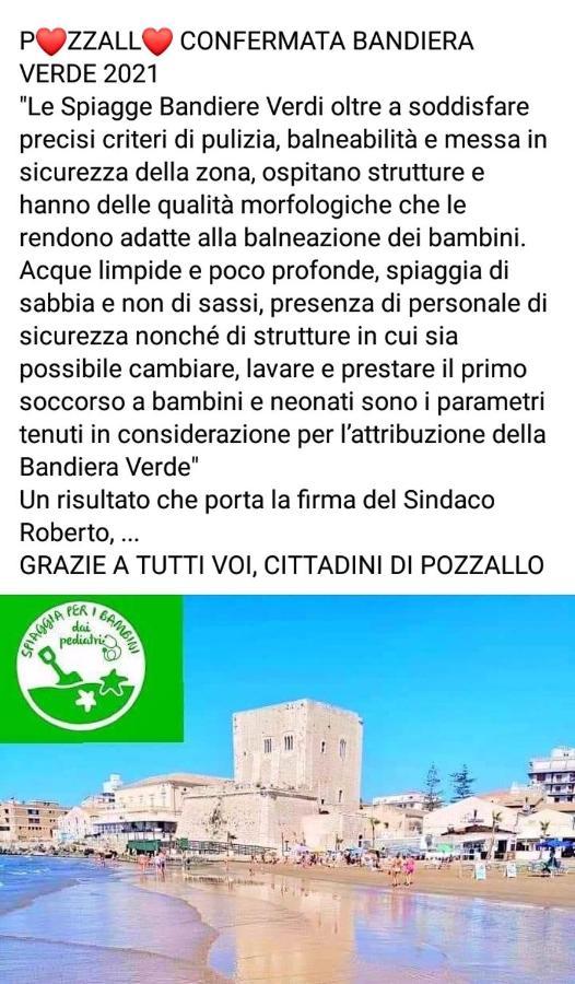 A Pozzallo Vicino Al Mare Villa Exterior foto