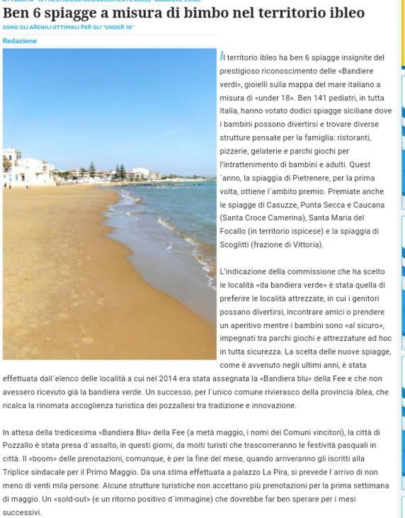 A Pozzallo Vicino Al Mare Villa Exterior foto